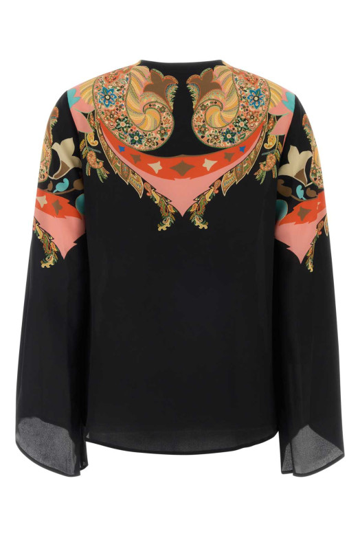 Black crepe blouse ETRO (WRJA0162AKI43)