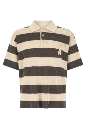 'Ami de Coeur' polo shirt Gray