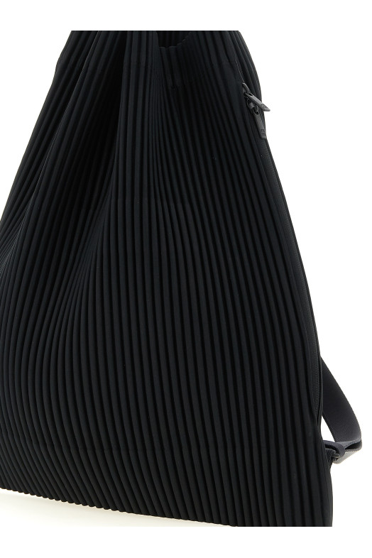 'Drawstring pleats' bag Black