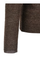 Linen silk cardigan Brown