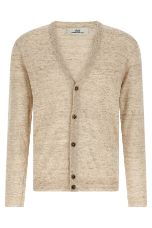 Linen silk cardigan Beige
