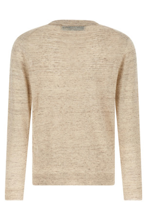 Linen silk cardigan Beige