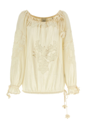 Блузка «Dalyna» бежевого цвета HT0881FAD2J03I23EC