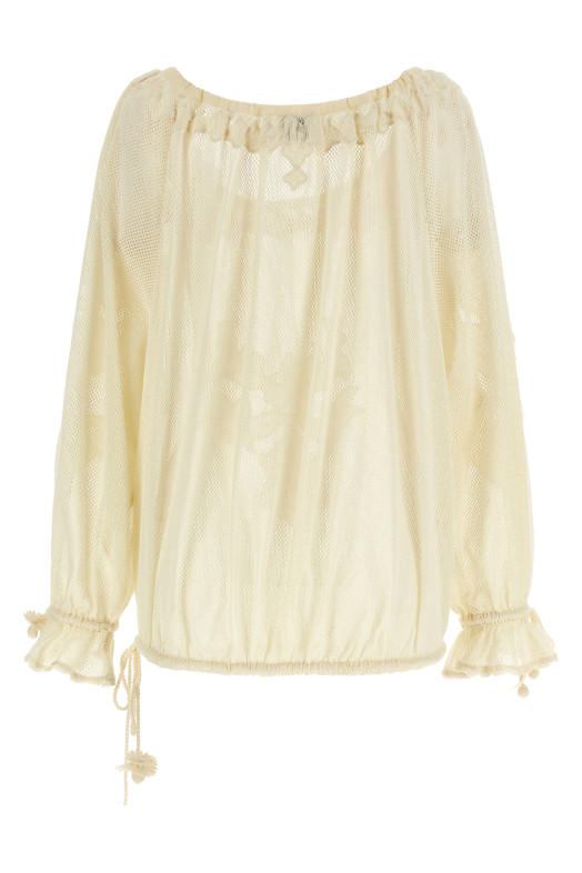 Блузка «Dalyna» бежевого цвета HT0881FAD2J03I23EC