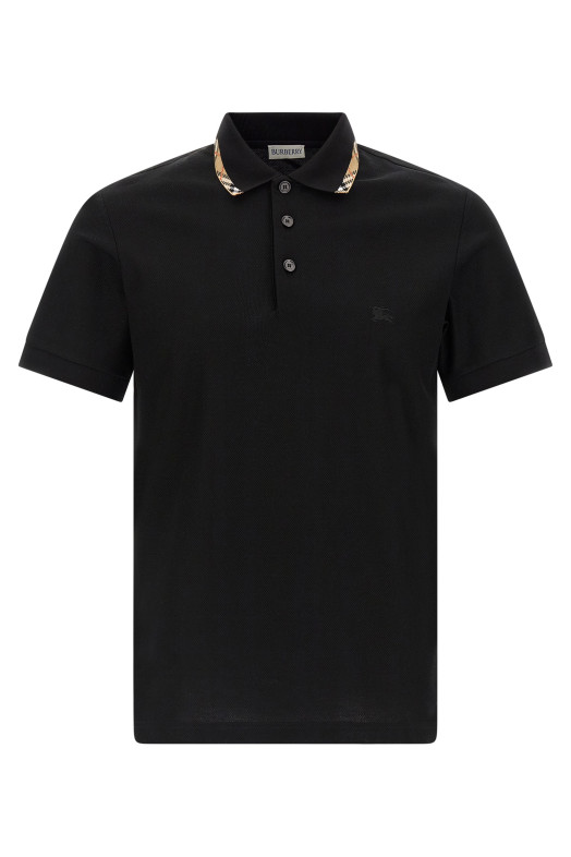 'Eddie' polo shirt Black