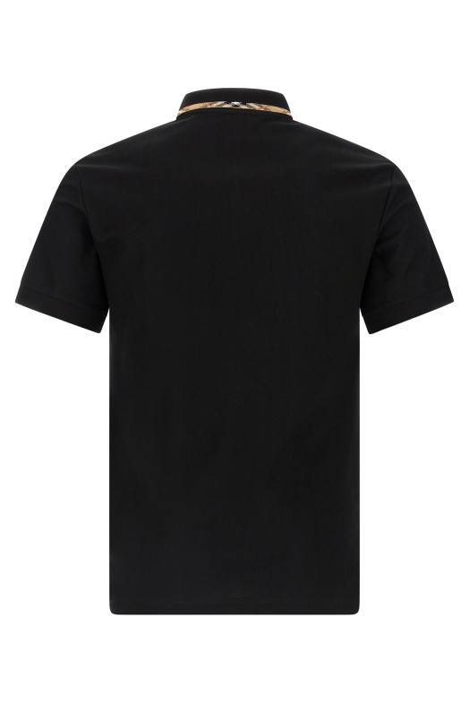 'Eddie' polo shirt Black
