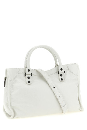 'Le City M' handbag White