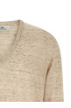 Linen and silk sweater Beige