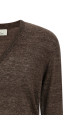 Linen and silk sweater Brown