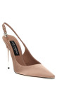 Satin slingbacks Pink
