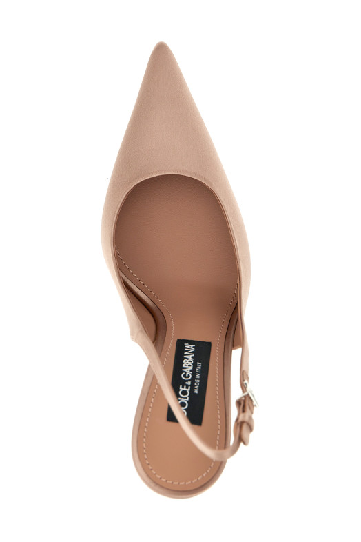 Satin slingbacks Pink