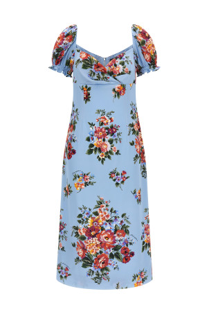 'Mazzo di fiori' print dress Multicolor