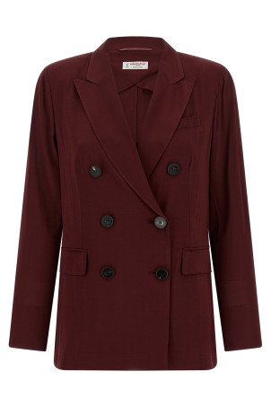 Double-breasted blazer  Bordeaux