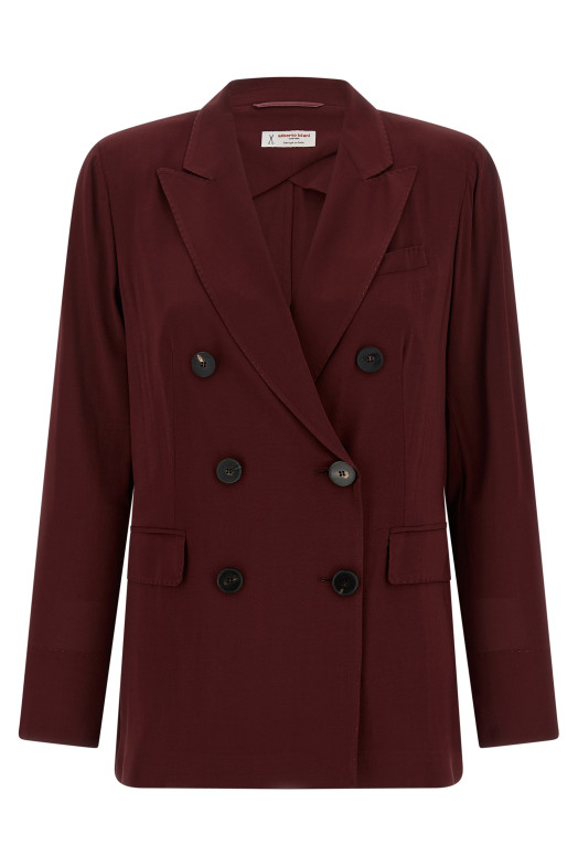 Double-breasted blazer  Bordeaux