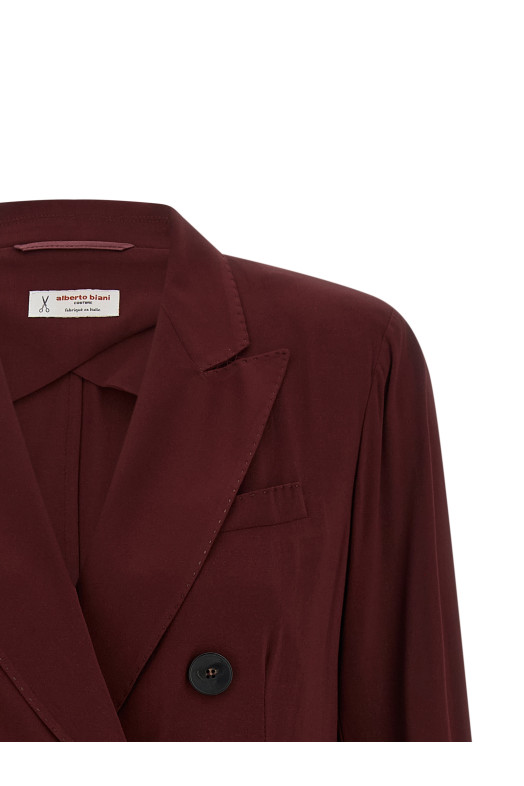 Double-breasted blazer  Bordeaux