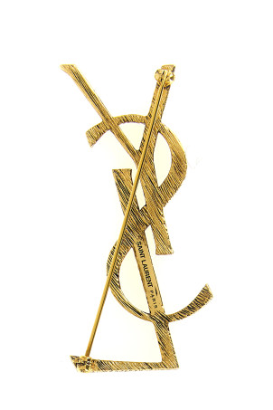 'Monogram' earrings Gold