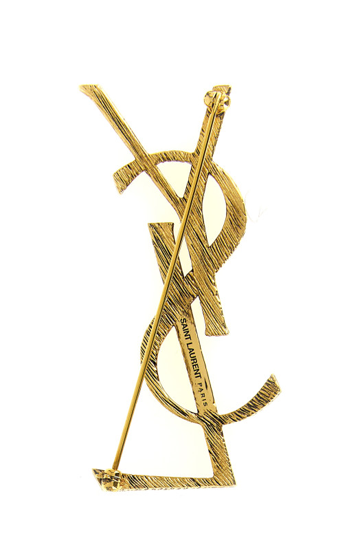 'Monogram' earrings Gold