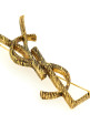 'Monogram' earrings Gold