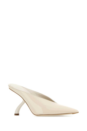 Ivory leather Itaca sabot Beige SALVATORE FERRAGAMO (01L5927927301C)