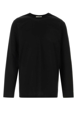 Black cotton Leon t-shirt Black THE ROW (189K291)