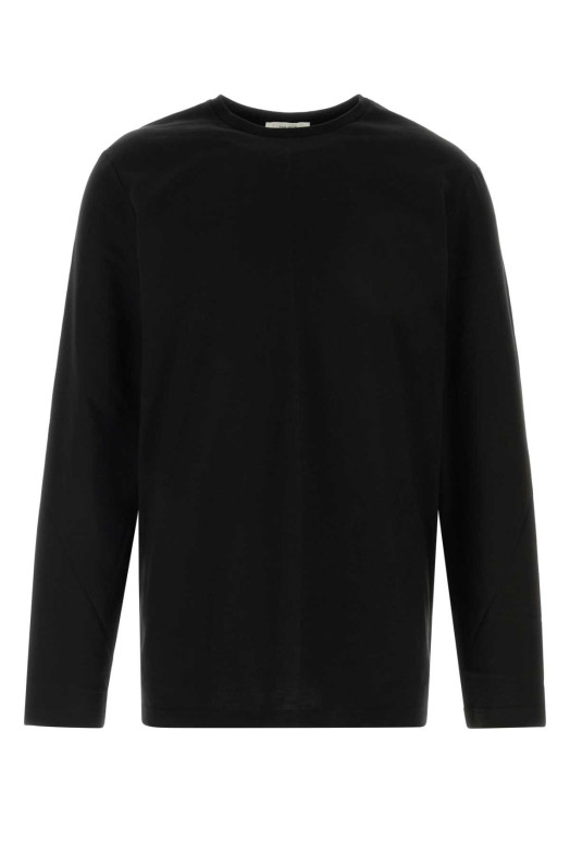 Black cotton Leon t-shirt Black THE ROW (189K291)