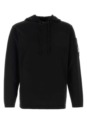 Black knit sweatshirt Black C.P. COMPANY (20CMKN100A110560A)