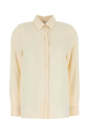Cream stretch silk Avion shirt MAX MARA (2521116018600)