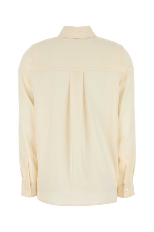Cream stretch silk Avion shirt MAX MARA (2521116018600)