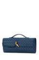 Navy blue leather Andiamo handbag BOTTEGA VENETA (741511VCPP3)
