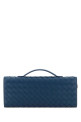 Navy blue leather Andiamo handbag BOTTEGA VENETA (741511VCPP3)