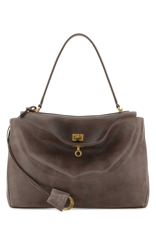 Mud leather Rodeo handbag BALENCIAGA (7897722ACFX)