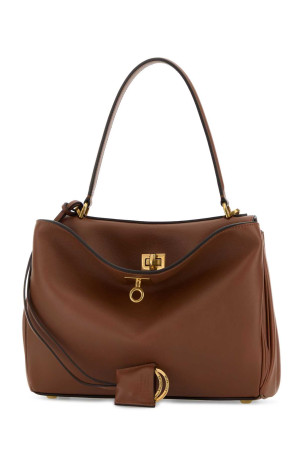 Маленькая кожаная сумочка Rodeo цвета «Кармель» от BALENCIAGA (7897792AA4V)