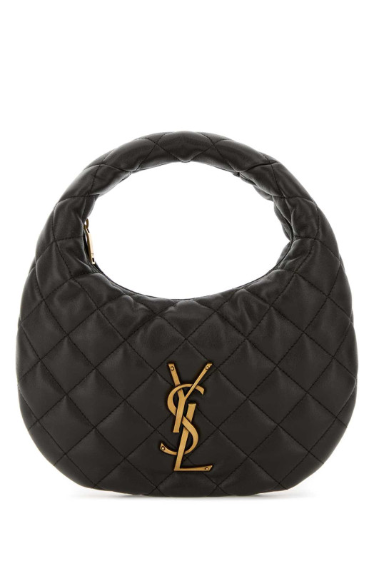 Charcoal nappa leather Icarino shoulder bag SAINT LAURENT (851689AAANG)