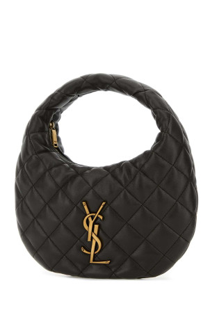 Charcoal nappa leather Icarino shoulder bag SAINT LAURENT (851689AAANG)