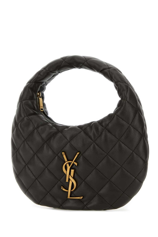 Charcoal nappa leather Icarino shoulder bag SAINT LAURENT (851689AAANG)