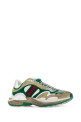 Multicolor GG fabric and suede sneakers GUCCI (853709AAGGM)
