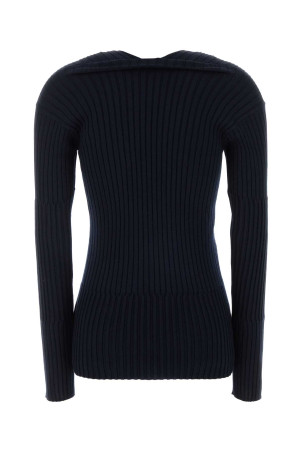 Топ з кашемірової суміші кольору «північний синій» від BOTTEGA VENETA (854933V2DK0)