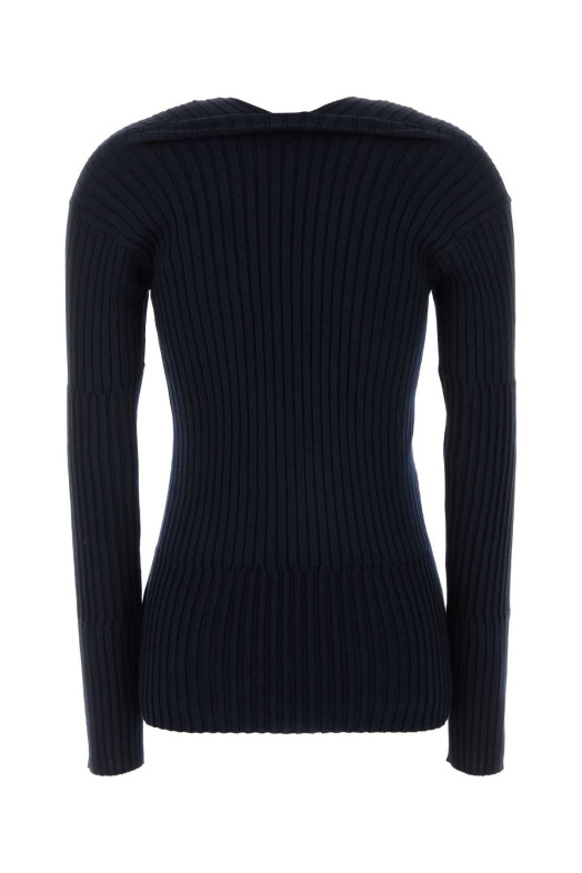 Топ з кашемірової суміші кольору «північний синій» від BOTTEGA VENETA (854933V2DK0)