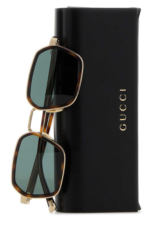 Gold metal sunglasses GUCCI (859578I3330)