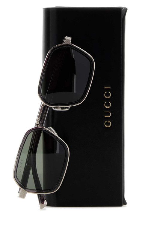 Silver metal sunglasses GUCCI (859578I3330)
