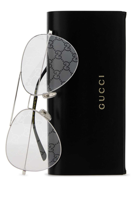 Silver metal sunglasses GUCCI (865673I3331)