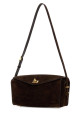 Dark brown suede medium Le 7 crossbody bag BALENCIAGA (8681022ACJ0)
