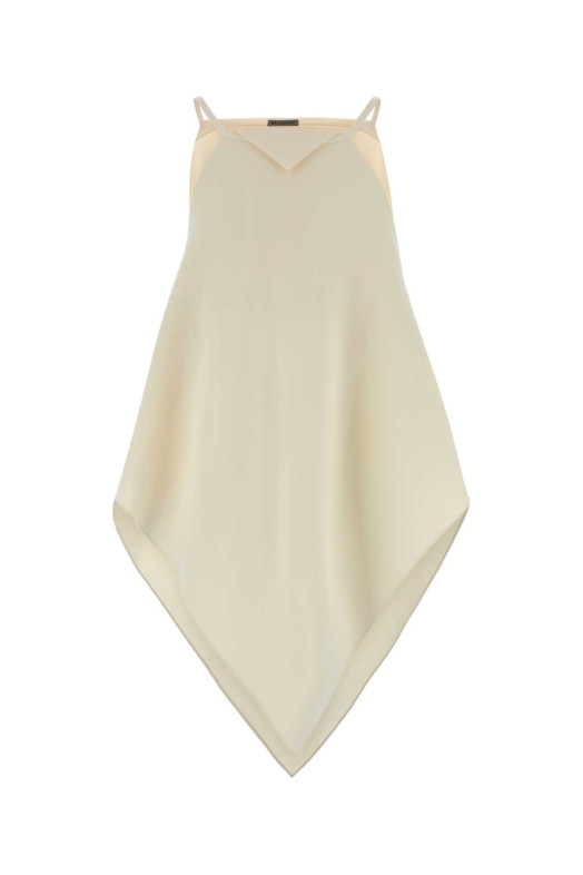 Ivory silk blend top BALENCIAGA (872352TUT14)