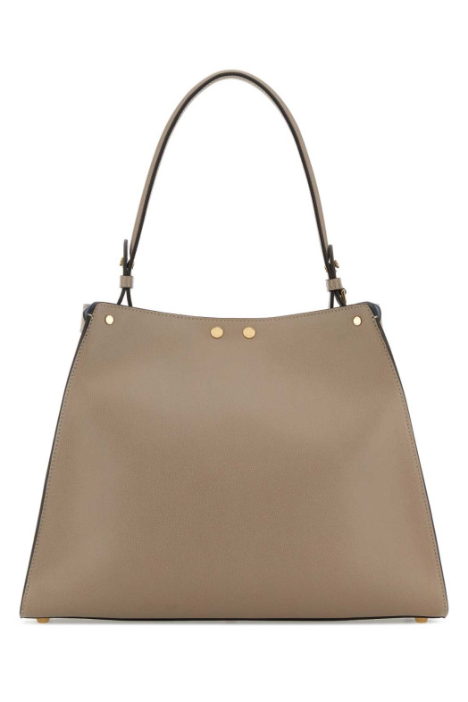 Dove grey leather medium Fendi Way handbag FENDI (8BN368AWPF)