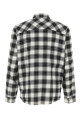 Embroidered flannel shirt Black AMIRI (AMTOSH1007)