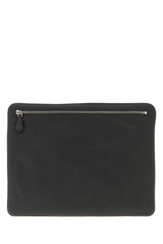 Charcoal fabric clutch DOLCE & GABBANA (BM3049AN421)