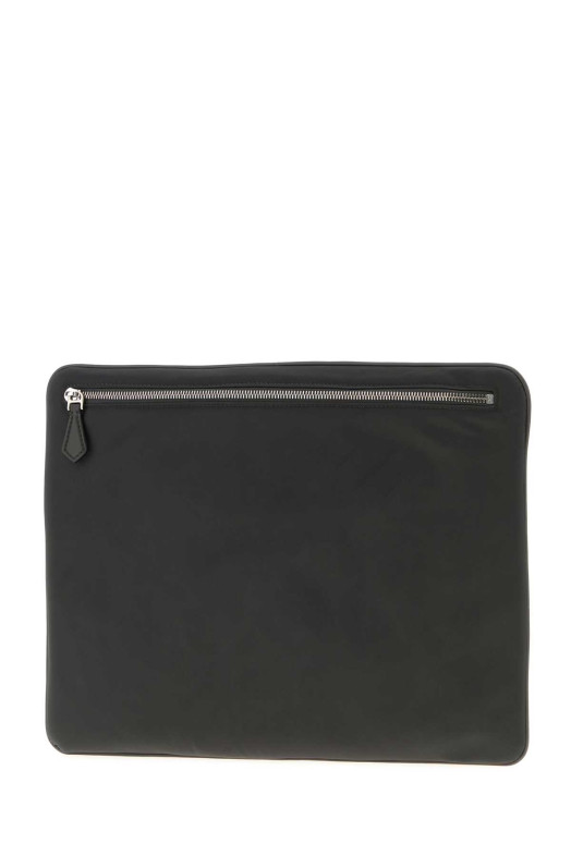 Charcoal fabric clutch DOLCE & GABBANA (BM3049AN421)
