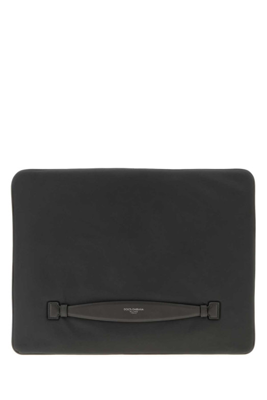 Charcoal fabric clutch DOLCE & GABBANA (BM3049AN421)