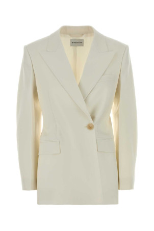 Ivory wool blend blazer White GIVENCHY (BW30QJ10Q0)