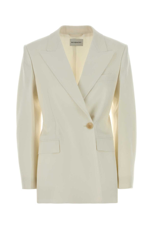 Ivory wool blend blazer White GIVENCHY (BW30QJ10Q0)